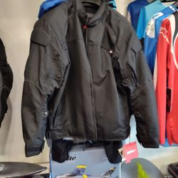 Black Textile Motorcycle Jacket XXL