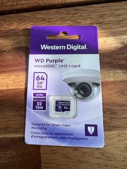 Western Digital WD Purple 64GB MicroSDXC Card