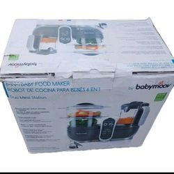 babymoov  Duo Meal 6-in-1 Food Prep System   Grey Color Open Box Never Used