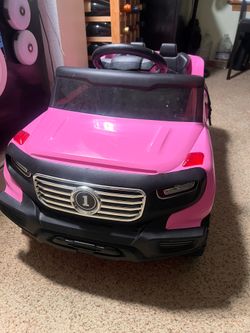 Girl’s 6V pink remote car