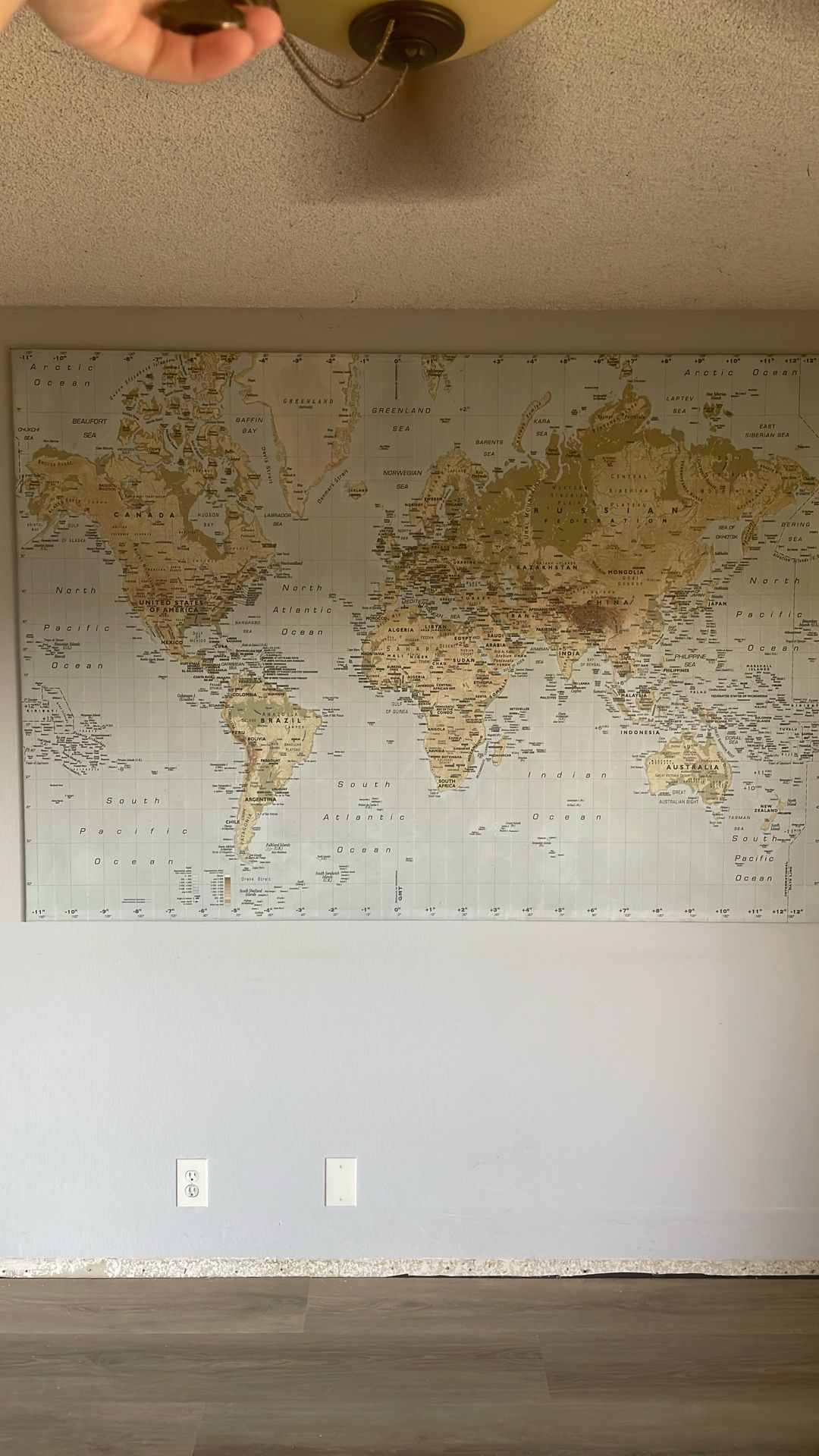 Canvas World Map