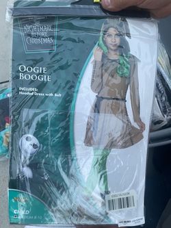 Girls Oogie Boogie costume size 8-10