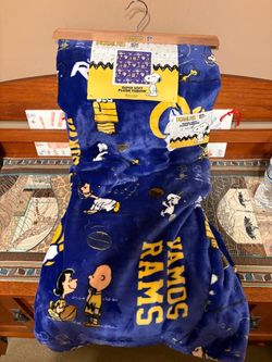 Rams/Peanuts Blanket