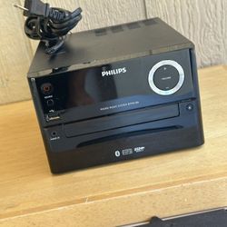 PHILIPS Micro Music System BTM2180 Bluetooth MP3 USB AM/FM Stereo - No Speakers