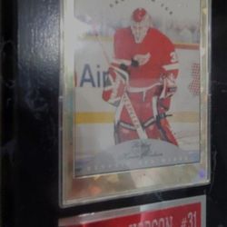 Canadian Ice Kevin Hodson Rookie Detroit Red Wings Mounted Plaque 