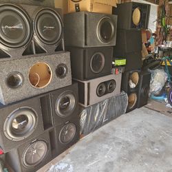 TONS of Car Audio Subs Amps 