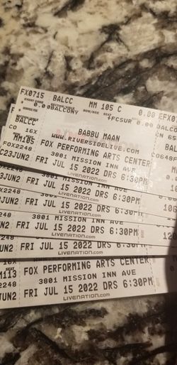 Babbu Maan Riverside Tickets 7/14