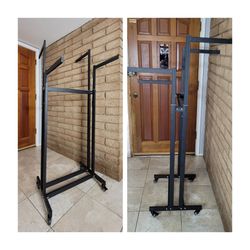 4 Arm Garment Rack - Rolling or Stationary