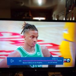 75 Inch Sharp Smart Tv W Original Remote, Can Deliver For Xtra $20