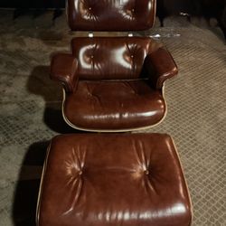 Eames Replica Chair with Ottoman
