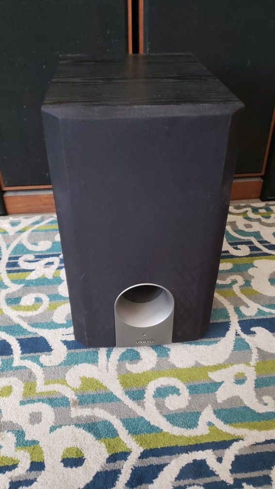 Onkyo Surround Sound Subwoofer. $100. Pickup In Oakdale