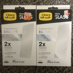 Otterbox Alpha Glass Antimicrobial iPhone 13 Mini Screen Protector
