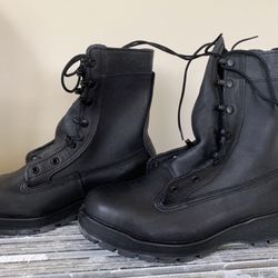 Black Belleville SteelToe Boots