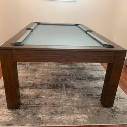 Beautiful Solid Wood Pool Table 
