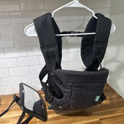 Infantino Baby Carrier + Baby Car Mirror – Good Condition