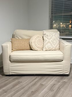 Twin Sleeper Sofa - Cream
