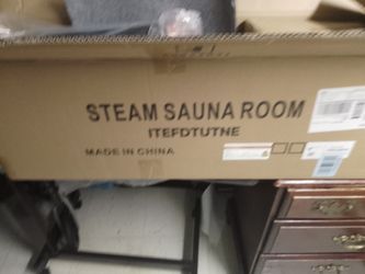 Portable Sauna Box with 3L 1200W Steamer, 