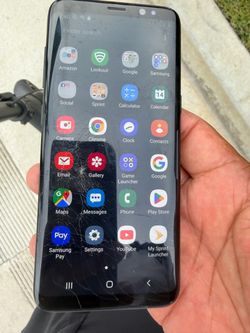 Excellent working condition front screen is cracked.