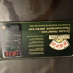 ESPN Poker Club Texas Hold’em Tournament Director – New in Box