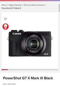 Canon g7x mark 3