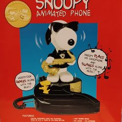 Snoopy Animated phone 50th anniversary 2000