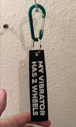 Biker Keychains with Saying