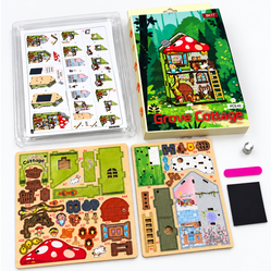 Woodland Mushroom Cottage DIY Magnetic Miniature Kit - BK17