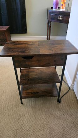 End Table with outlets