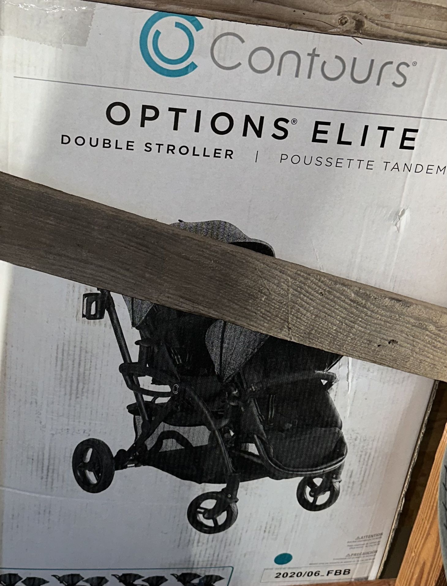 **NEW DOUBLE Stroller - Contour Option Elite