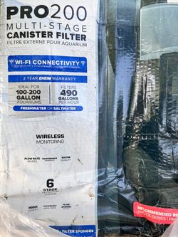 Pro 200 Multistage WiFi Filter/pump