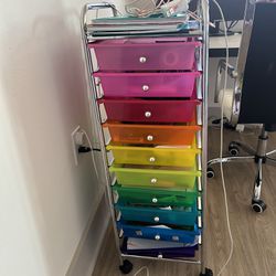 Plastic Colored Drawers 