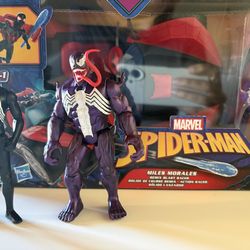Marvel Spiderman  Venomverse Miles Morales Remix Blast Racer New lot