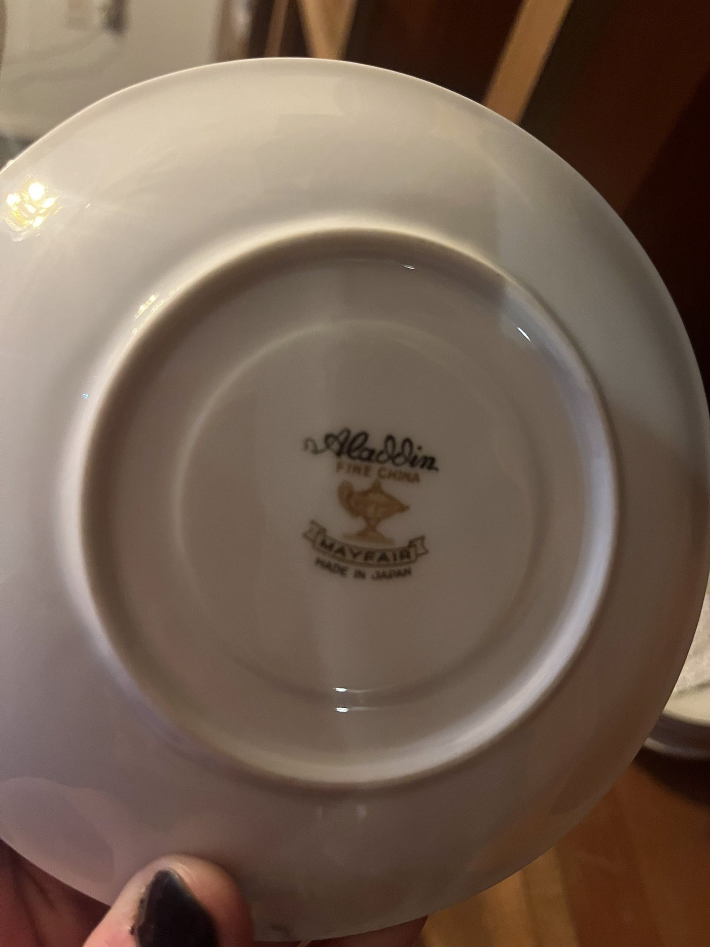 Aladdin Fine china Saucer Plates 