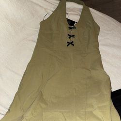 Fashion Nova Green Dress