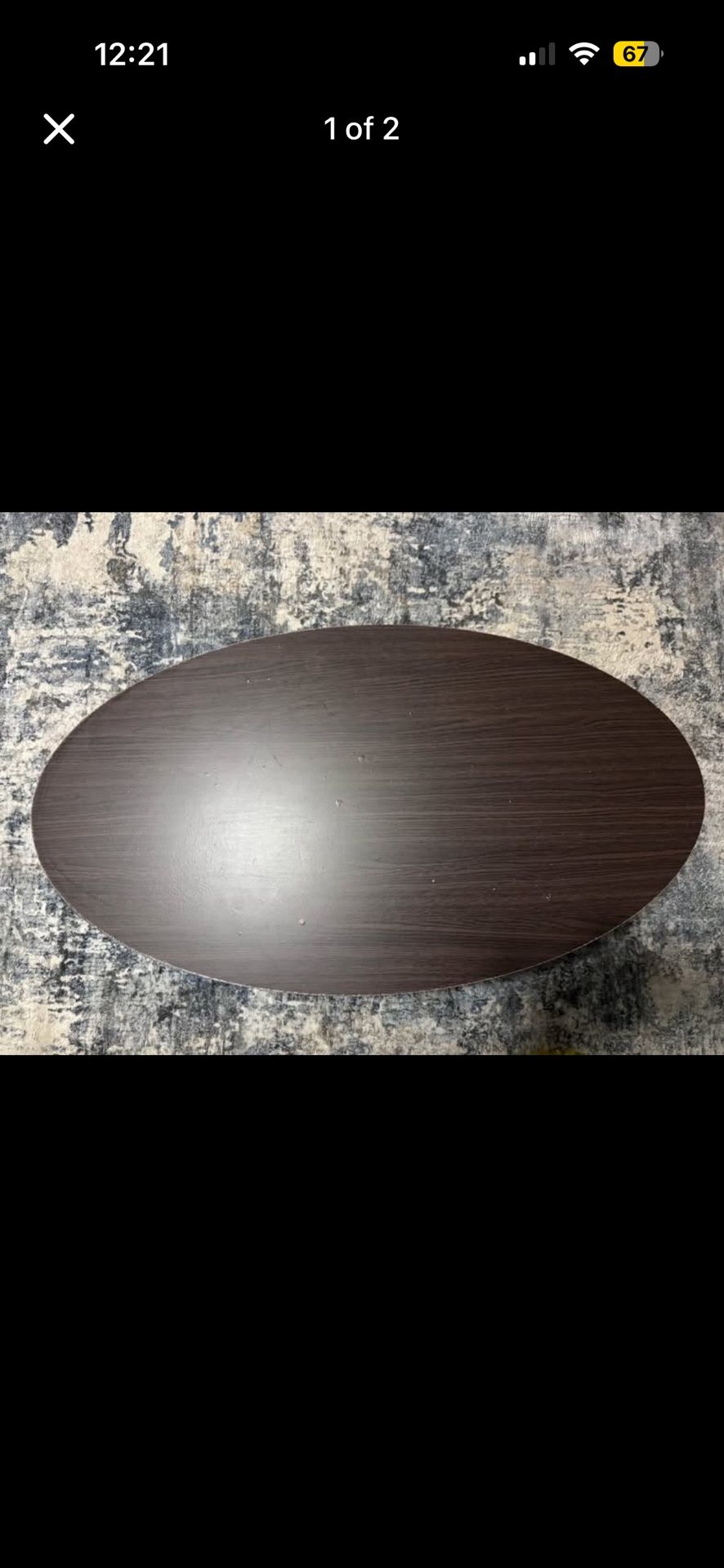 Brown Center Table