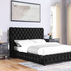 New King Bed With Mattress