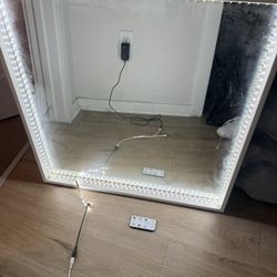 DIY IKEA Vanity Mirror