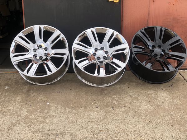 Chevy GMC Cadillac Escalade used rim wheel replica 24 inch 6 lug bolt