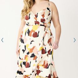 NWT Nine Dress With Ruffles