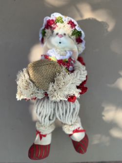 House of Lloyd “Flossie” Christmas Bunny – Vintage 1990s Holiday Decoration (With Box)