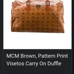 Pre-owned MCM Duffle Bag 