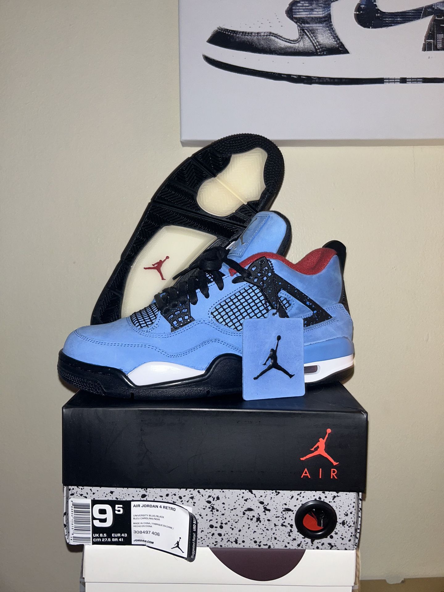 Jordan Retro 4 ‘Travis Scott’ Size 9.5