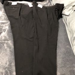 Calvin Klein Dress Pants Black For Men 34Wx32L