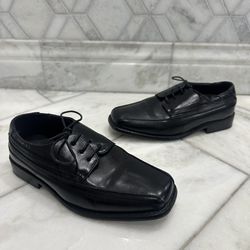 Size 3 Youth Boys Black Dress Shoes