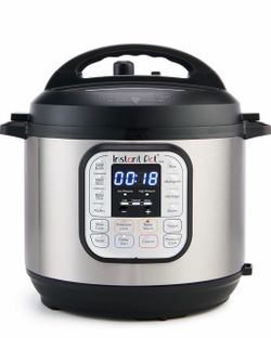 Instant Pot Duo 7-in-1 Electric Pressure Cooker, Slow Cooker, Rice Cooker, Steamer, Sauté, Yogurt Maker, Warmer & Sterilizer, Includes App with Over 8