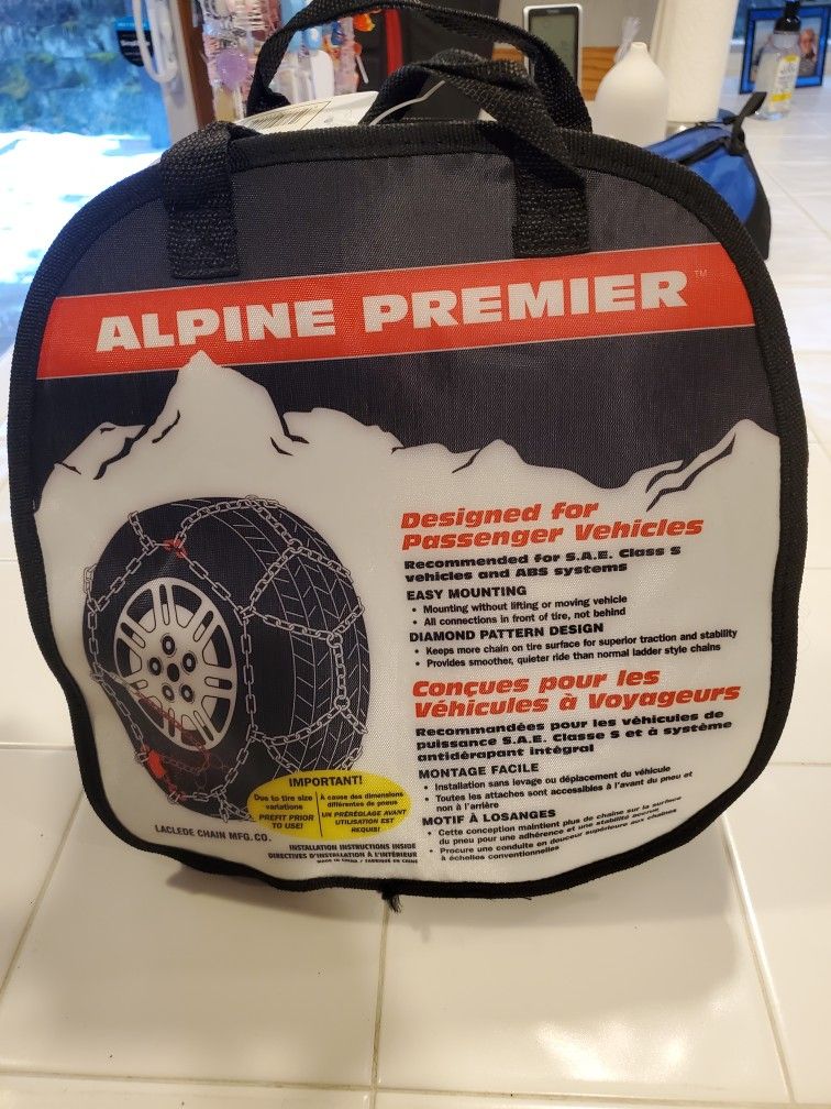 Tire Chains / Alpine Premier #1555 / Les Schwab