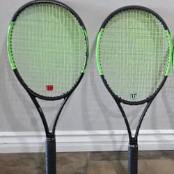 2 Wilson blade98 v6 tennis racquet 