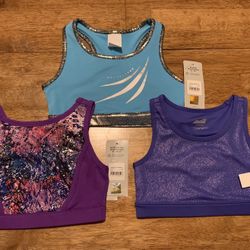 NWT Girls Sports Bras Bundle Pack