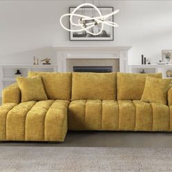 Lounge Style L-shaped Modular Chaise Sectional Sofa Couch