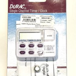 NEW! DURAC Single Channel Timer / Clock Gym/ Cooking/ Kitchen/Workout /school